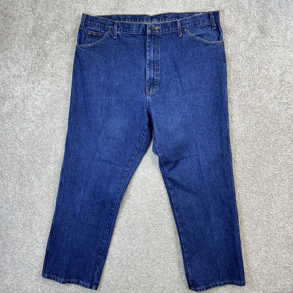 Dickies Mens Straight Leg Denim Jeans Blue 42x30 W916ESD